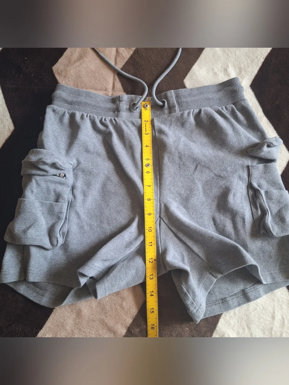 YoungLA Men's Cargo Athletic Workout Sweat Shorts